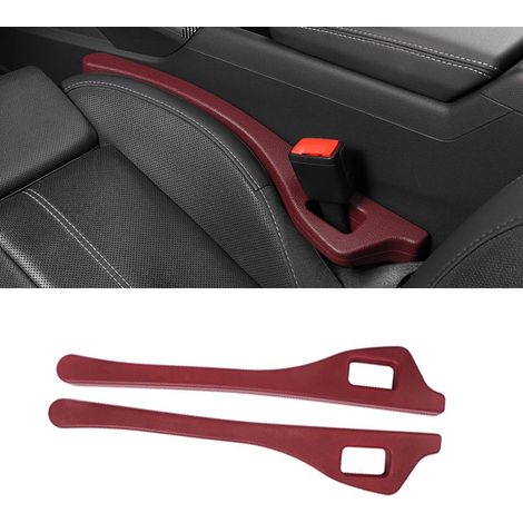 (2 pièces rouges) Cache-selle en PU étanche pour siège auto, accessoire universel pour BMW et Tesla Y (1/5)