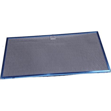 Filtre métal 557 x 303mm (74X1319) Hotte BRANDT, FAGOR, SAUTER (1/2)