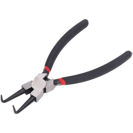 BUNTHAUS Pince à circlips de 23 cm (9 po) à mâchoires coudées internes, outil manuel pour l'installation et le retrait (1/5)