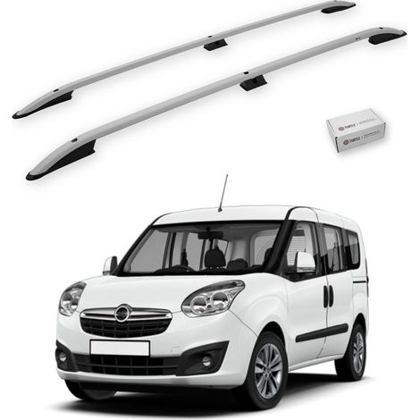 TURTLE kompatibel mit Opel Combo D 2012-2018 / Lange Version Dachreling Crown Grau (1/5)