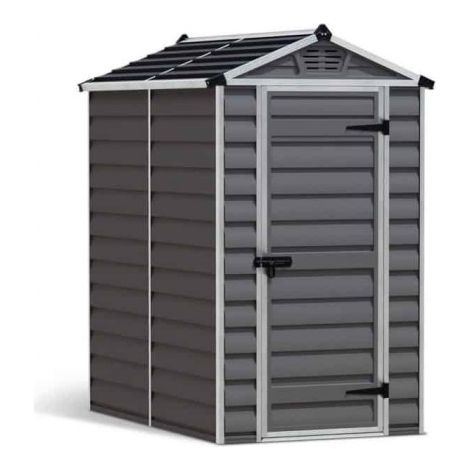 Skylight Shed 4 x 6 Dark - Polycarbonate - L176.8 x W120.7 x H203.5 cm - Dark Grey
