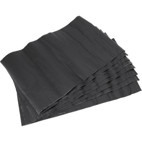 8 pièces film protecteur pour poteau de clôture en bois PVC imperméable autocollant pour poteaux carrés et ronds 3-5 pouces (1/5)
