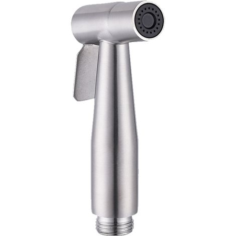 cabezal de ducha bidé, presión ajustable, manguera de acero inoxidable, para higiene personal y limpieza. (1/5)