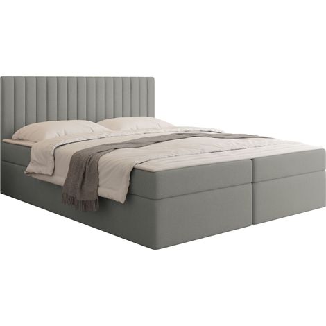 Lit boxspring Comfivo Apis I, Polo 894, Continental, Double, 160x200, Tissu, Disponible, 163x206x97cm (1/5)