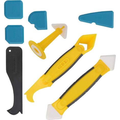 8 Pieces Silicone Seal Smoothing Grout Caulking Tool, Caulk Decorators Professional Tool (1/5)