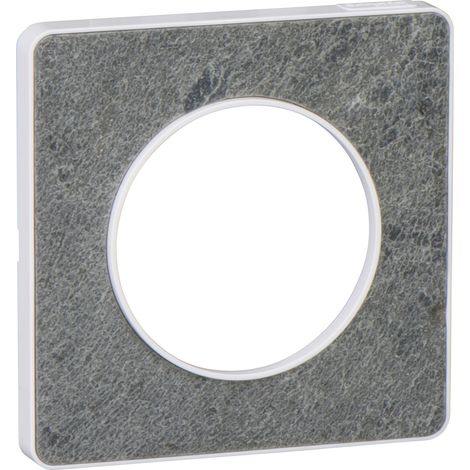 Schneider Electric – Plaque Schneider Odace Touch en pierre galet 1 poste – Indice de protection IP21 – Résistance chocs IK04 – Usage professionnel - S520802U (1/4)