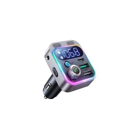 Émetteur FM Bluetooth 5.3 (2022), adaptateur autoradio Bluetooth avec entrée auxiliaire [Double microphone plus puissant et son (1/5)