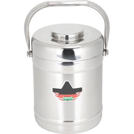 1,8-Liter-Lunchbox aus doppelwandigem, isoliertem Edelstahl, geradliniger Warmhaltebehälter (1/5)
