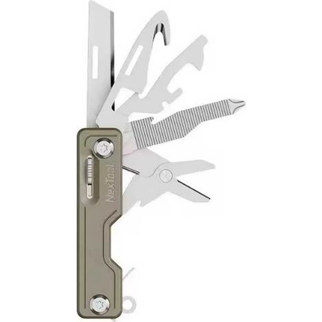 Couteau multifonction 10 en 1 NexTool NE20100. Kaki. (1/3)