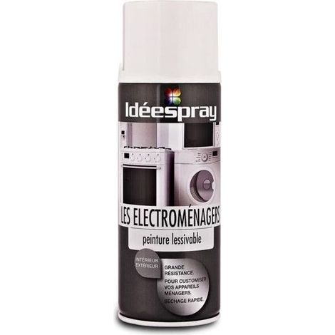 Bombe de peinture - ADEA - Sinto electrom - Blanc brillant - 400 ml - Spécial électroménager