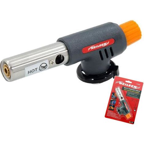 Neilsen Torch Piezo Ignition Head Multi Purpose With Ceramic Heating Soldering