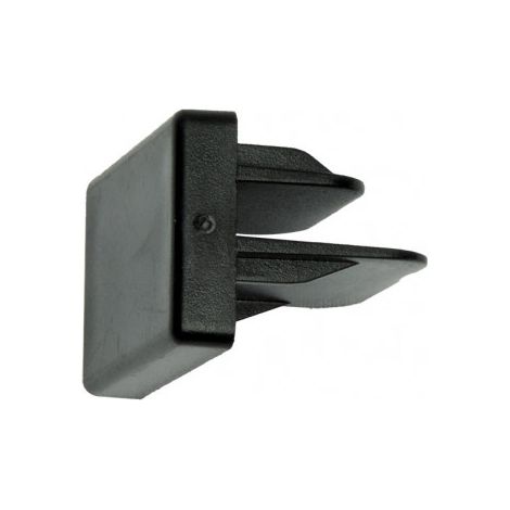 Coperchio de fissaggio ferroviario pindal nero 2x3,3x0,3 cm