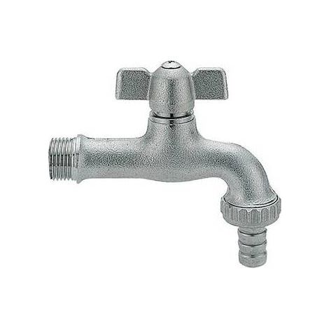 RUBINETTO PORTAGOMMA OTTONE NICHELATO ANTIGELO Misura: 1/2"   DN 10   PN 10