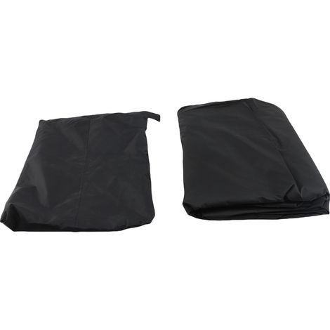 Housse de voiture en tissu Oxford 420D, protection contre la pluie, le soleil, la poussière, toutes saisons, remplacement pour Wrangler 4 portes avec bande réfléchissante, noire