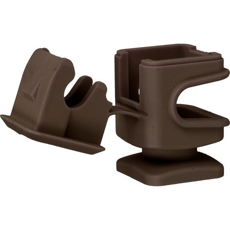 Support conducteur DEHNsnap plastique brun H: 16 mm pour conducteur 8 mm M6