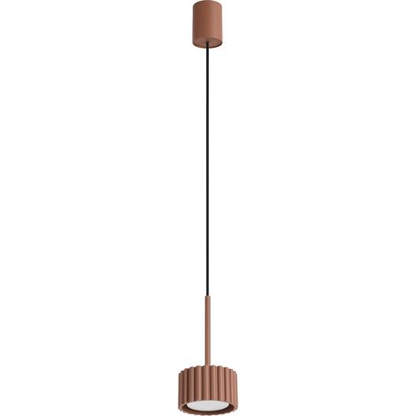 Hängeleuchten AURA mocca 1xGx53 10cm Aluminium Sollux (1/5)