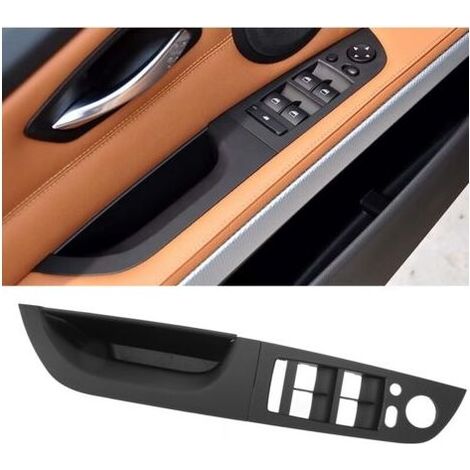 Panneau de Porte Conducteur avec Interrupteur de Vitre pour BMW Série 3 E90 Berline LCI 2009-2011,Noir (1/5)