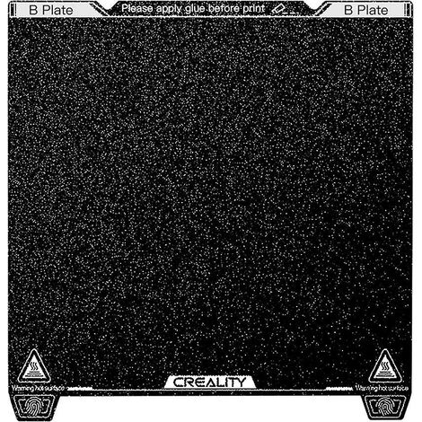 Creality K1 Max PEI-Bauplatte 315x310mm - Ohne weiche Magnetmatte - Einfache Modellentnahme - Geeignet für K-PEI-Bauplatten