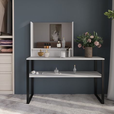 Espejo de pared Sherry, Blanco, 80 x 65 cm, Vicco (1/5)