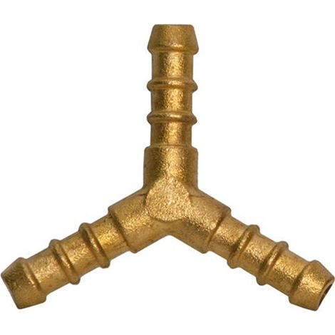 Raccordo Per Tubo Gas A Tre Vie Maurer Ottone