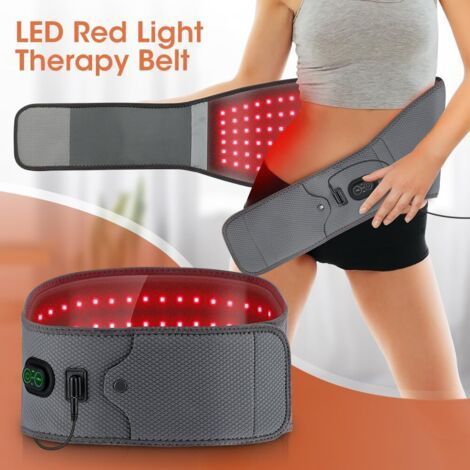 Red and Infrared Light Therapy Belt for Back, Waist & Muscle Pain Relief,XU 3 Adjustable Modes for Inflammation and Recovery 120 LED- (1/5)