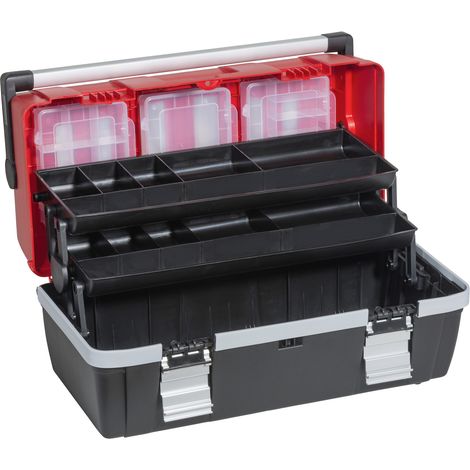 Allit Profi-Werkzeugkoffer McPlus Alu 22 56 x 28 x 27,8cm Aufbewahrung Werkstatt (1/3)