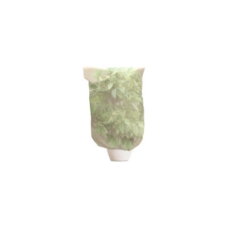 Couvertures végétales antigel, couvertures d'hiver pour temps froid, couverture pour arbustes avec cordon de serrage, tissu antigel réutilisable(60x80cm)
