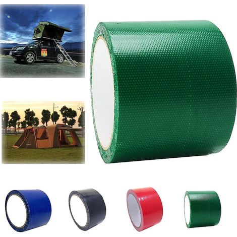 1 Rolle hochklebendes Klebeband für Planen, universelles Reparaturklebeband für Planen, Markisen und Zelte – 5 m – Grün