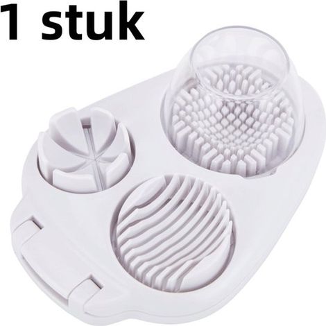 1 affetta uova per uso domestico + spremifrutta manuale bianco (1/5)