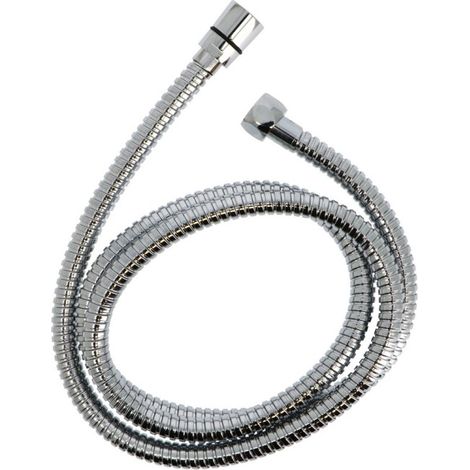 Flexible de douche 150 cm double agrafage NF écrou tournant anti-torsion - THEWA AGH15FLANF