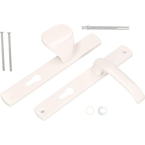 KOTARBAU Poignée de porte - 72 mm - Blanc - Cylindre profilé - Pour portes - Porte - Porte (1/5)