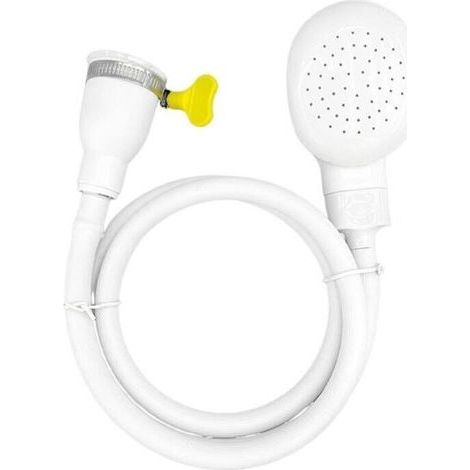 1 pommeau de douche blanc pour animal de compagnie - Pommeau de douche portable - Avec tuyau (1/5)