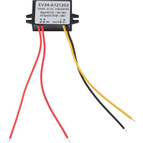 AC 10-28V to DC 12V Buck Converter Step-Down Power Supply Module (2A) (1/5)