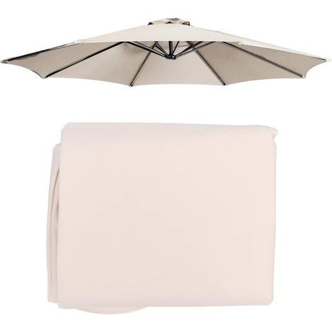 Toile de rechange pour parasol de jardin 3m 8 baleines (1/5)