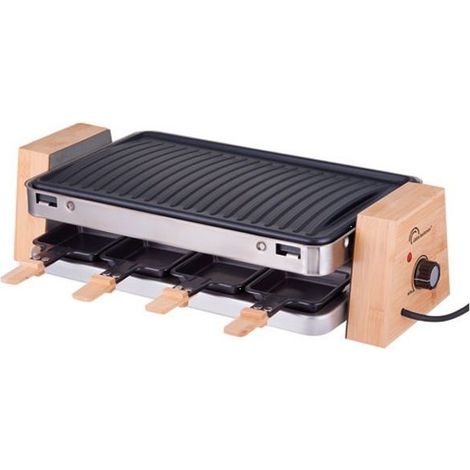 LITTLE BALANCE Raclette / Grill 8 personnes Bois & Inox - Élégance - 8388 (1/5)