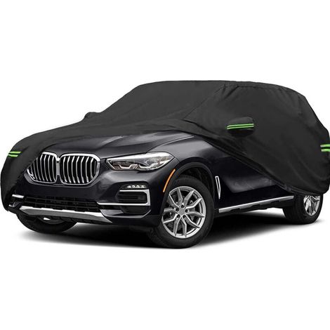 Telo copriauto per SUV taglia XL in 210D Oxford nero 530x200x150CM antipolvere anti-UV impermeabile (1/4)