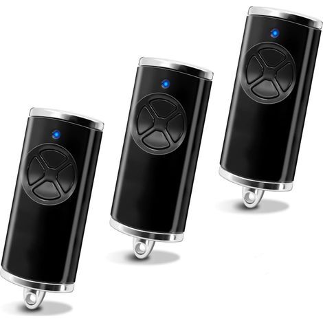 868-MHz-Garagentor-Fernbedienung, 4-Kanal-Tor-Fernbedienung für Hörmann-Handsender, Tor- und Garagentor-Fernbedienung kompatibel mit Hörmann HSM4 HSE2 HS1 HS4 HSZ1 HSZ2 (3 Stück) (1/5)