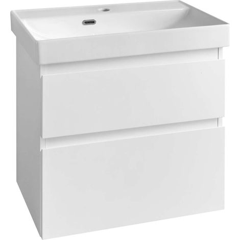 Aqualine Altair - Mobile per lavabo 62x60x37 cm, bianco AI268 (1/5)
