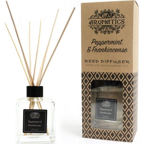 Diffuseur d'huiles essentielles de menthe poivrée et d'encens 200 ml- Vendu par 1 (1/4)
