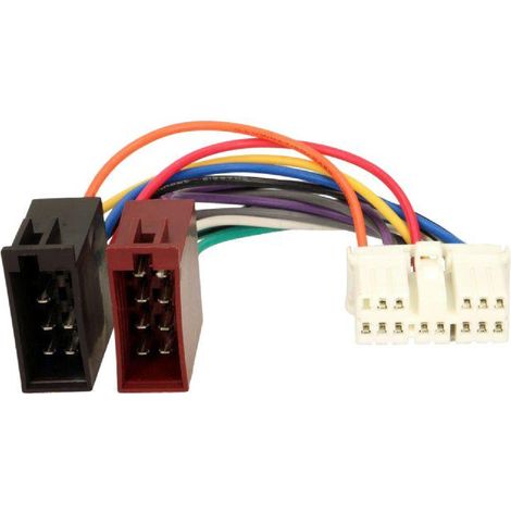 Fiche Autoradio 14PIN vers ISO compatible avec Hyundai Accent Atos Coupe Elantra