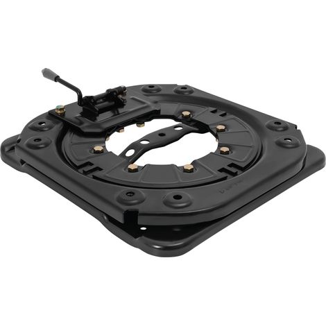 Console tournante - Adaptateur rotatif universel avec poignée - Socle de siège rotatif universel - Siège de camping-car - Plateau rotatif à 360 ° - Modification - Console de siège de camion pour