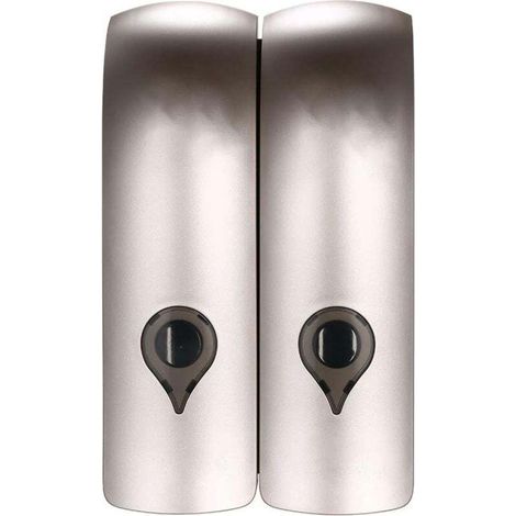 300ml Lotion and Soap Dispensers, 2 Self-Adhesive Soap and Shampoo Dispensers, Wall-Mounted Manual Soap Dispenser, Liquid Shower Gel Dispenser for Bathrooms (1/4)