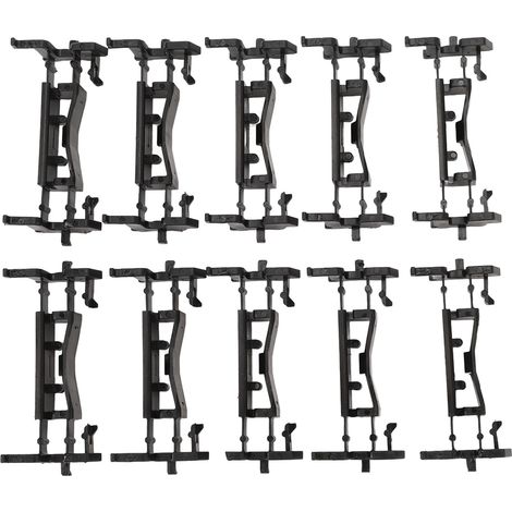 Clip de rail de gouttière pour toiture MN142343, 10 pièces - Support et retenue pour Mitsubishi Lancer EVO et Outlander Sport (1/5)