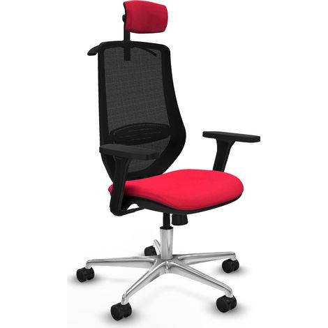Piqueras y Crespo Mardos Silla de oficina roja confortable