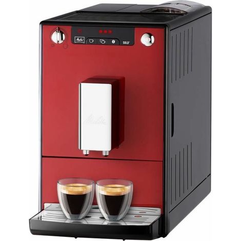 Melitta E950-104 Solo Kaffeemaschine rot mit integriertem Mahlwerk (1/2)
