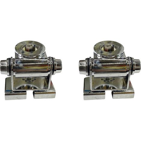 supports de fixation pour antenne de voiture, compatibles avec les radios CB et radios amateurs (argenté). (1/2)
