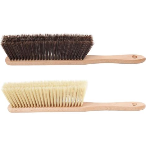 de 2 brosses à tapis avec poils denses et souples balais de (1/4)