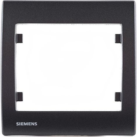 SIEMENS DELTA IRIS PLAQUE SIMPLE ANTHRACITE SIE266566 (1/2)