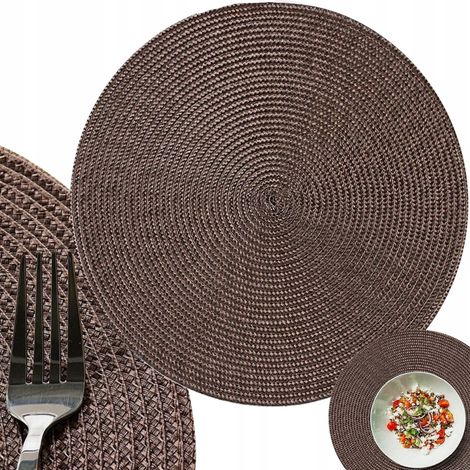 TABLETT POUR TABLE RONDE MARRON (300) GABA (1/5)