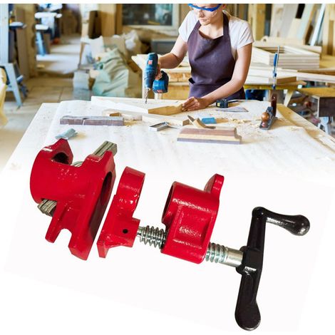 Set mit 2 3/4-Zoll-Holzbearbeitungsklemmen, formbaren Stahlklebeklemmen, Holzspannwerkzeugen (1/5)